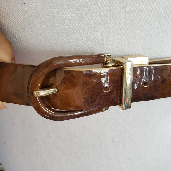 Vintage Brown Marble Belt - Picture 5 of 7